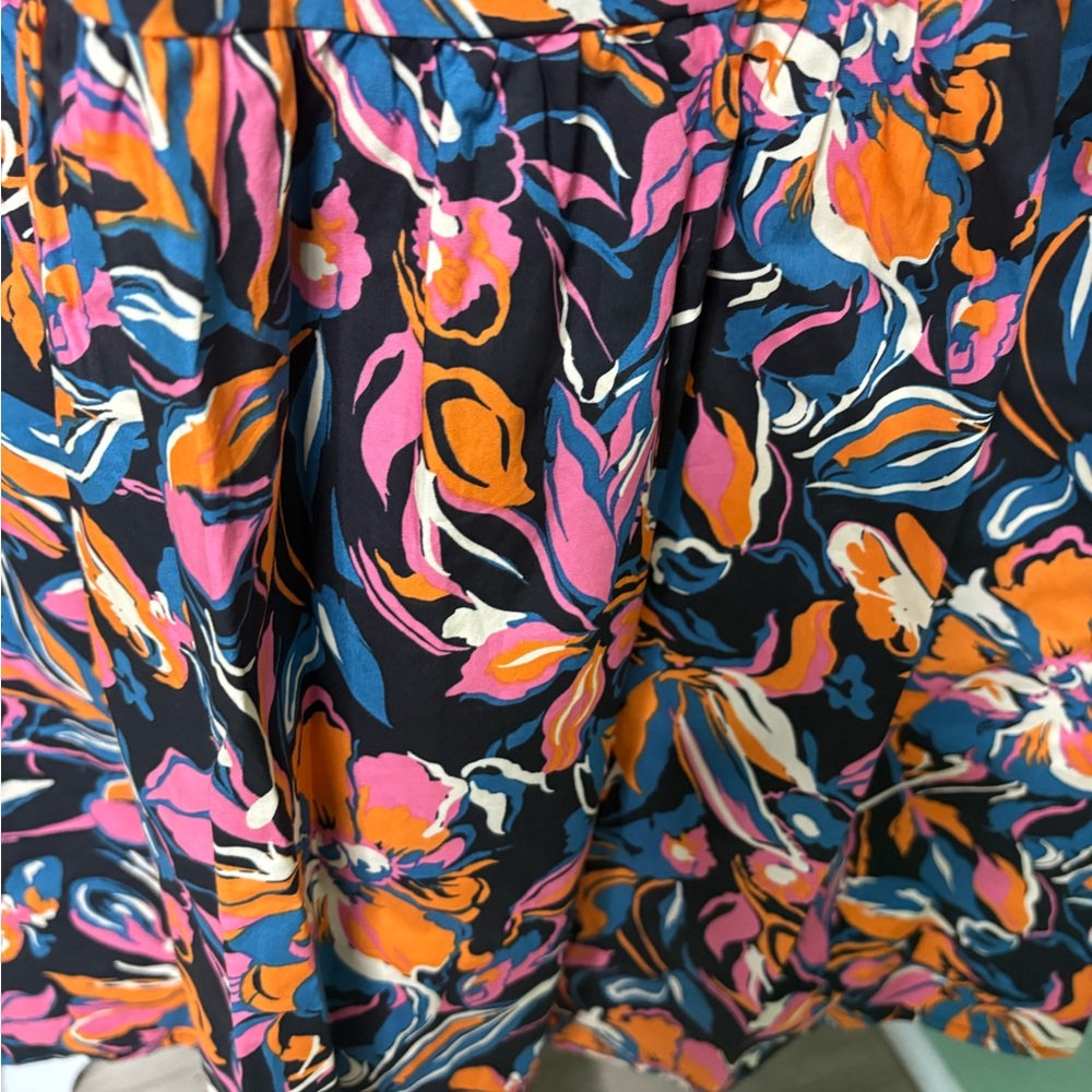 nwt French Connection Black and Pink Floral Maxi Dress small - Picture 6 of 15